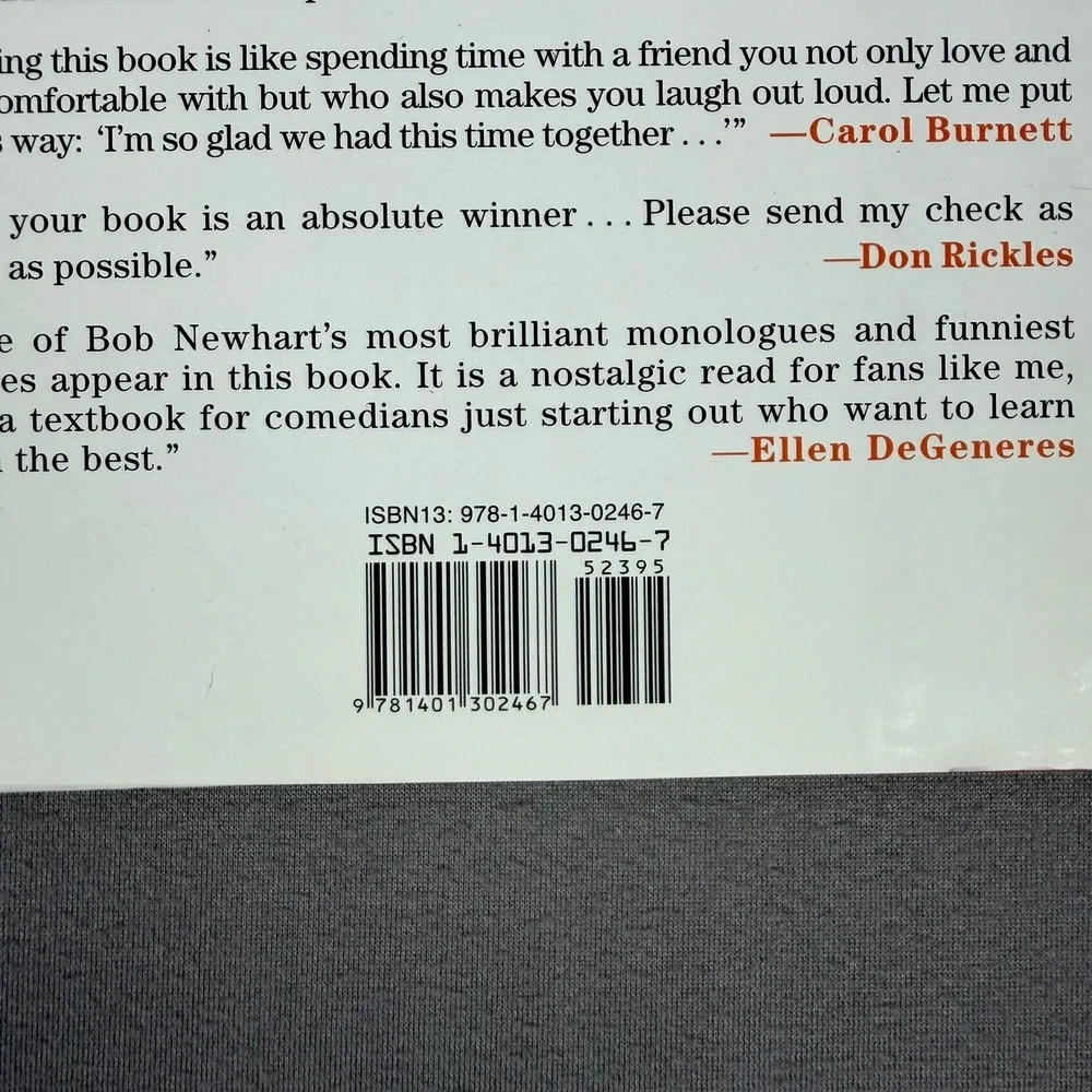 Bob‎ Newhart I Shouldn't Even Be Doing This Hardcover 1st Ed 1st Print Memoir
